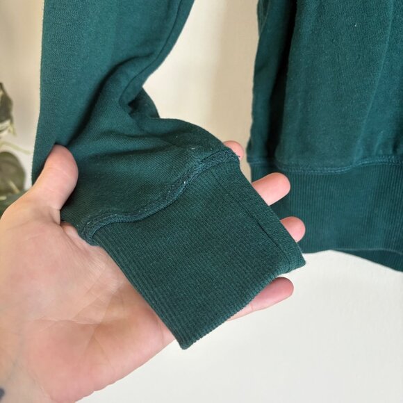 Spiritual Gangster Good Karma Crewneck Sweatshirt Green Women’s Sz S - Picture 8 of 10